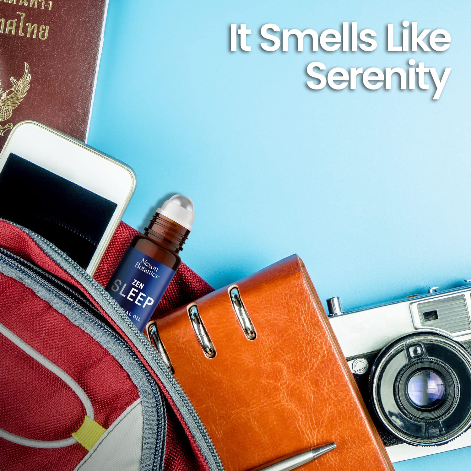 Zen Sleep Essential Oil Roll On 10ml - Roll On Sleep Essential Oil - Roll On Essential Oils Sleep - Serenity